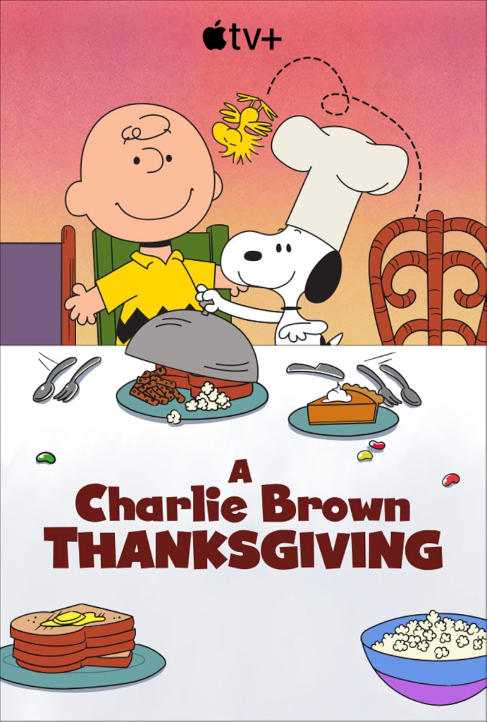 Marketing image for A Charlie Brown Thanksgiving (1973) with Charlie, Snoopy, and Woodstock