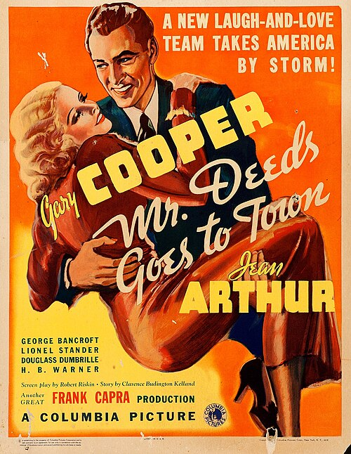 Poster for Mr. Deeds Goes to Town (1934) 